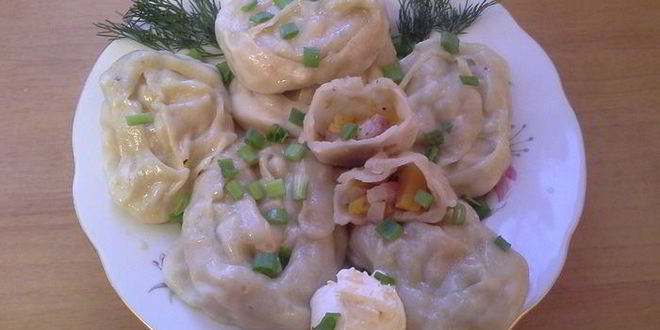 Рецепт мантов с тыквой