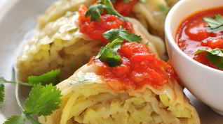 Рецепт Парового рулета с картофелем Ханум