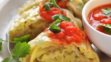 Рецепт Парового рулета с картофелем Ханум