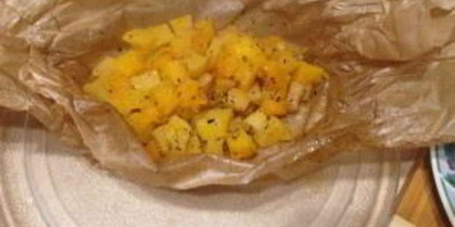 Рецепт мгновенного гарнира из тыквы