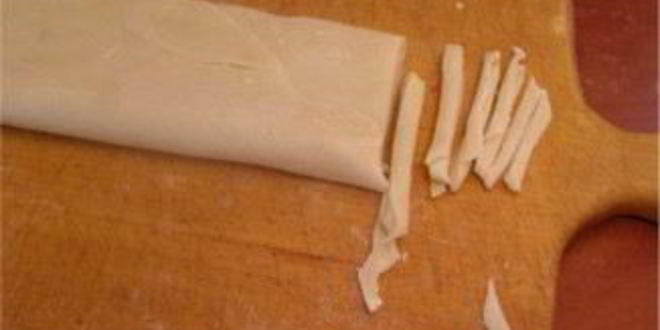 Рецепт молочной лапши