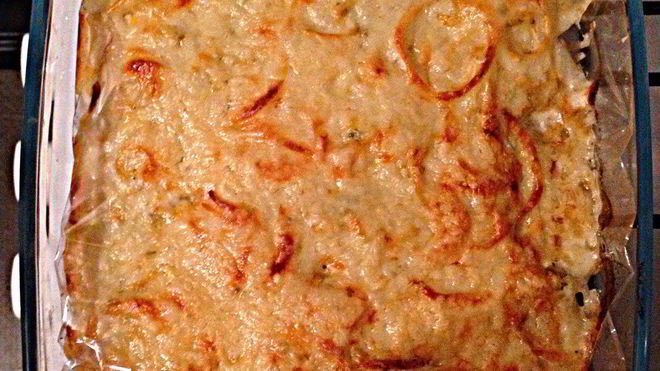 Рецепт картофеля с мясом по-французски