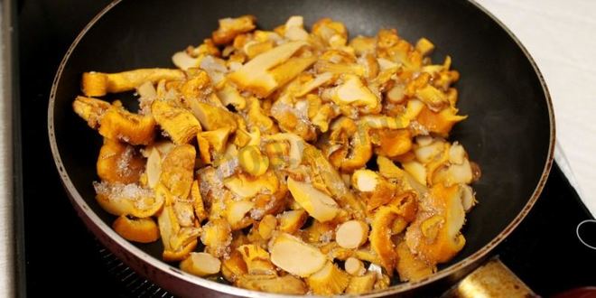 Рецепт картошки по-французски с грибами лисичками в духовке