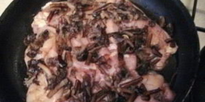 Рецепт курицы по-французски с грибами