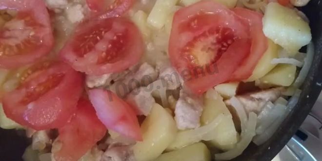 Рецепт мяса по-французски на сковороде с картошкой