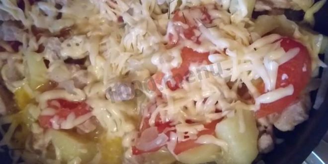 Рецепт мяса по-французски на сковороде с картошкой