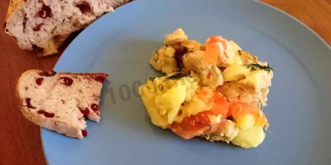 Рецепт мяса по-французски на сковороде с картошкой