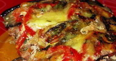 Рецепт Мяса по-французски с баклажанами
