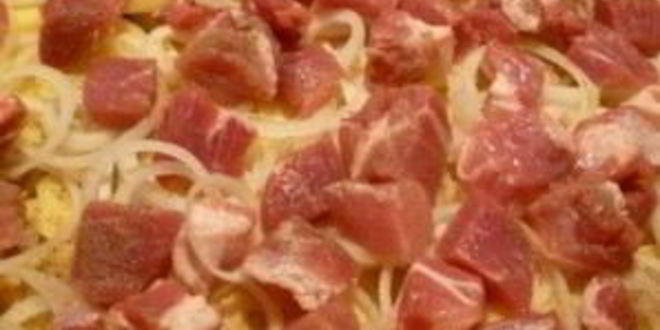 Рецепт мяса по-французски с картофелем