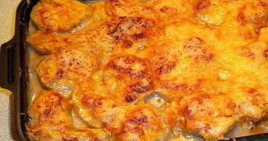 Рецепт Мяса по-французски в духовке с грибами