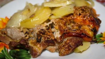 Рецепт Мяса по-французски в духовке