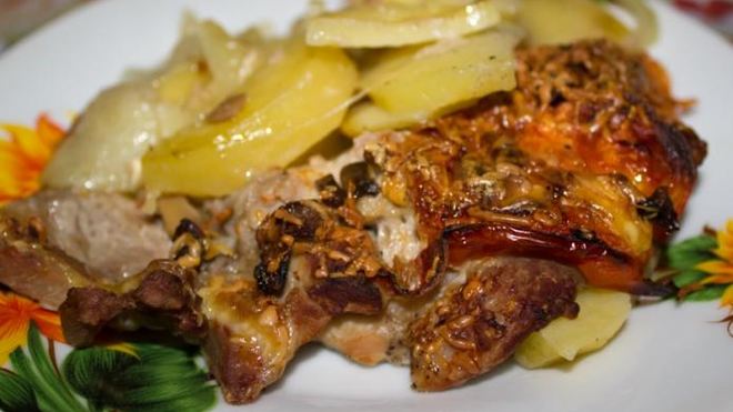 Рецепт мяса по-французски в духовке