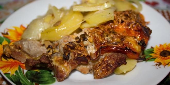 Рецепт мяса по-французски в духовке