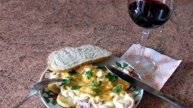 Рецепт мяса по-французски в мультиварке поларис