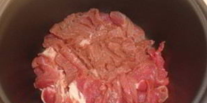 Рецепт мяса по-французски в мультиварке поларис
