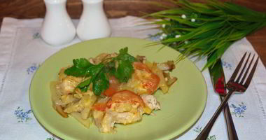 Рецепт Мяса по-французски в сковороде