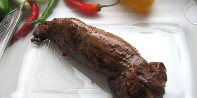 Рецепт сочной телячьей вырезки по-французски с шампиньонами