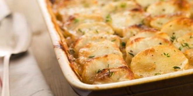 Рецепт Запеченного картофеля по-французски