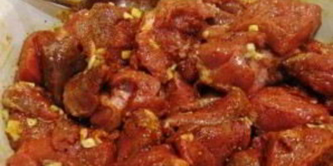 Рецепт ароматной баранины с нутом