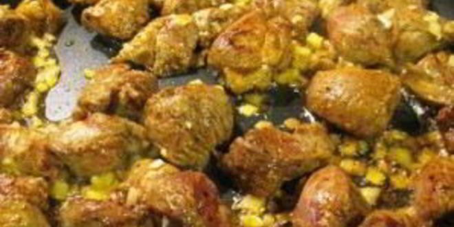 Рецепт ароматной баранины с нутом