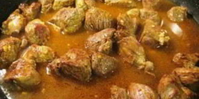 Рецепт ароматной баранины с нутом