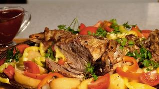 Рецепт Баранины в рукаве в духовке