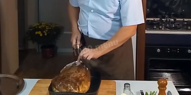 Рецепт баранины в рукаве в духовке