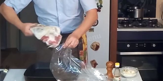 Рецепт баранины в рукаве в духовке