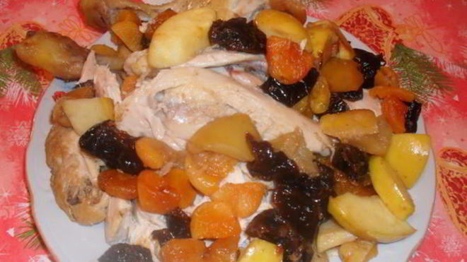 Рецепт фаршированной курицы к празднику