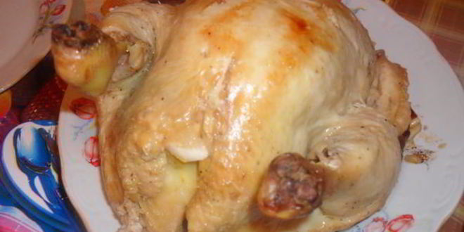 Рецепт фаршированной курицы к празднику