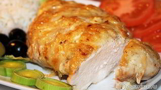 Рецепт Филе курицы, запеченное в сырной корочке