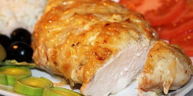Рецепт Филе курицы, запеченное в сырной корочке
