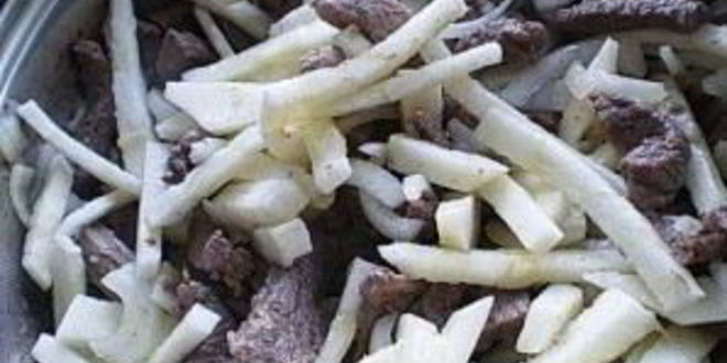 Рецепт говядины с огурцом