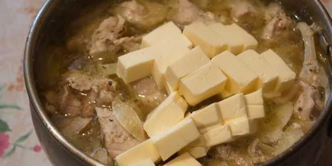 Рецепт индейки в сливочном соусе