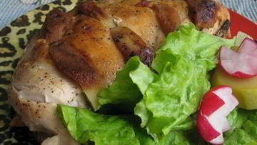 Рецепт Куриной грудки с яблоками