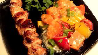 Рецепт Куриных грудок на шпажках