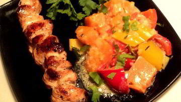 Рецепт Куриных грудок на шпажках