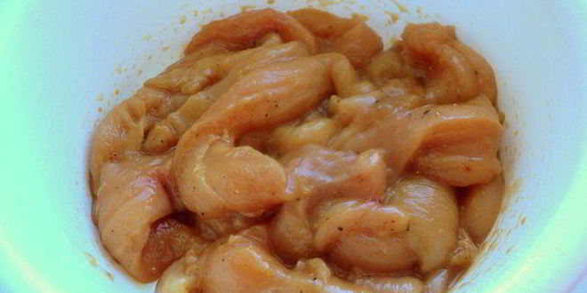 Рецепт куриных грудок на шпажках