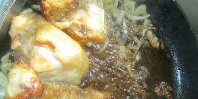 Рецепт курицы с каштанами