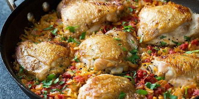 Рецепт Курицы с макаронами по-гречески