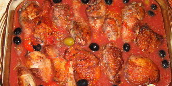 Рецепт курицы, тушенной по-охотничьи