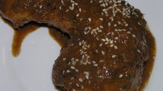 Рецепт курицы в шоколадном моле