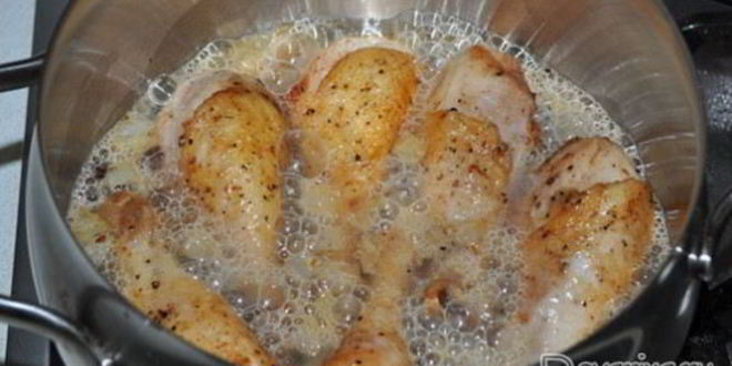 Рецепт курицы в яблочном сидре