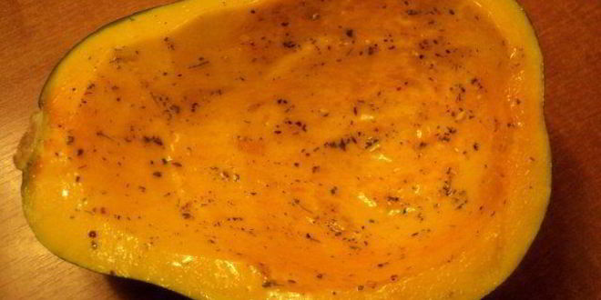 Рецепт курицы, запеченной в тыкве