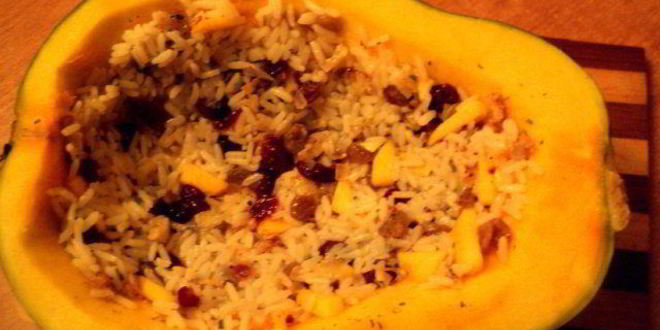 Рецепт курицы, запеченной в тыкве