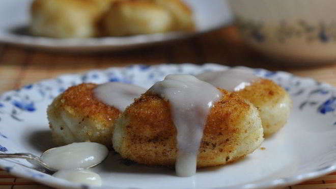 Рецепт манных биточков с ванилью