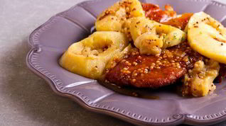 Рецепт Отбивных из свинины с яблоками