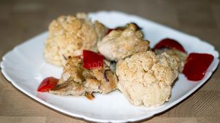 Рецепт Простой курицы в духовке с овощами