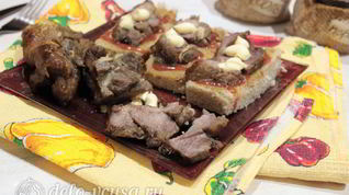 Рецепт Свинины с горчицей в фольге