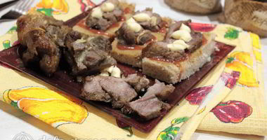 Рецепт Свинины с горчицей в фольге